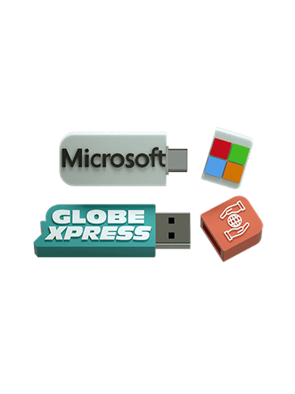USB flash disk ve vlastním 3D tvaru
