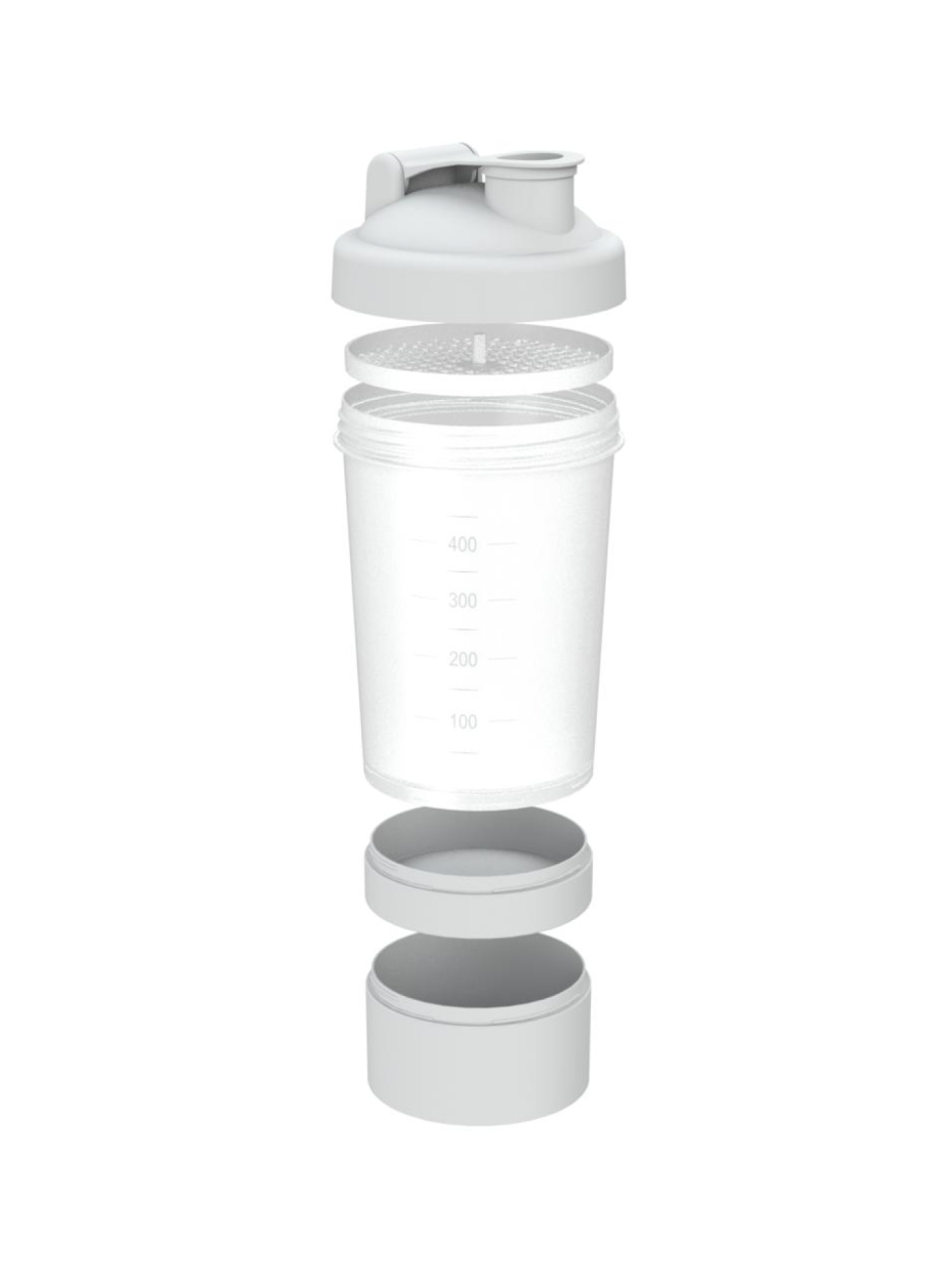Shaker se dvěma přihrádkami