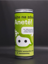 Plechovka s magnéziovou vodou