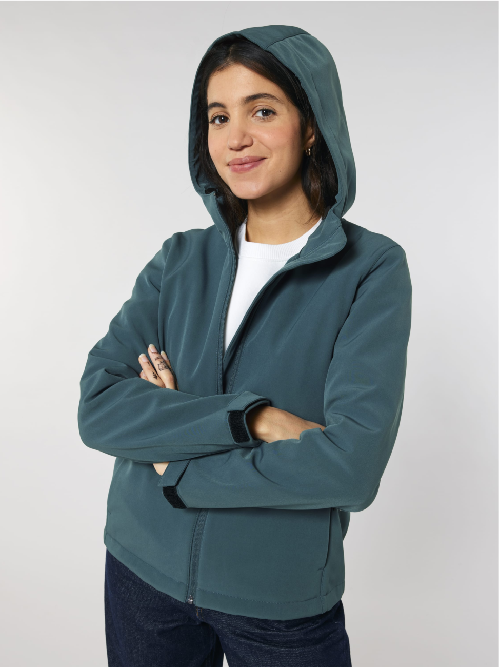 Stanley/Stella dámská soft-shell bunda s kapucí