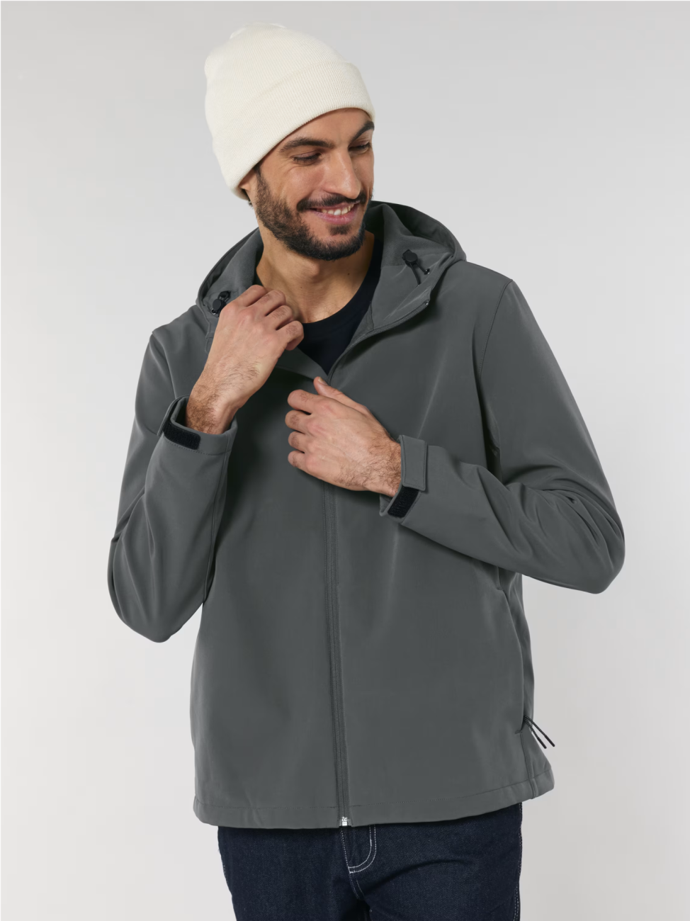 Stanley/Stella pánská soft-shell bunda s kapucí