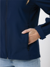 Dámská soft-shell bunda s kapucí