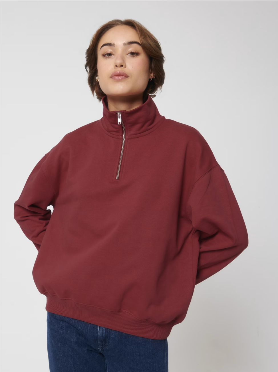 Stanley/Stella quarter zip mikina