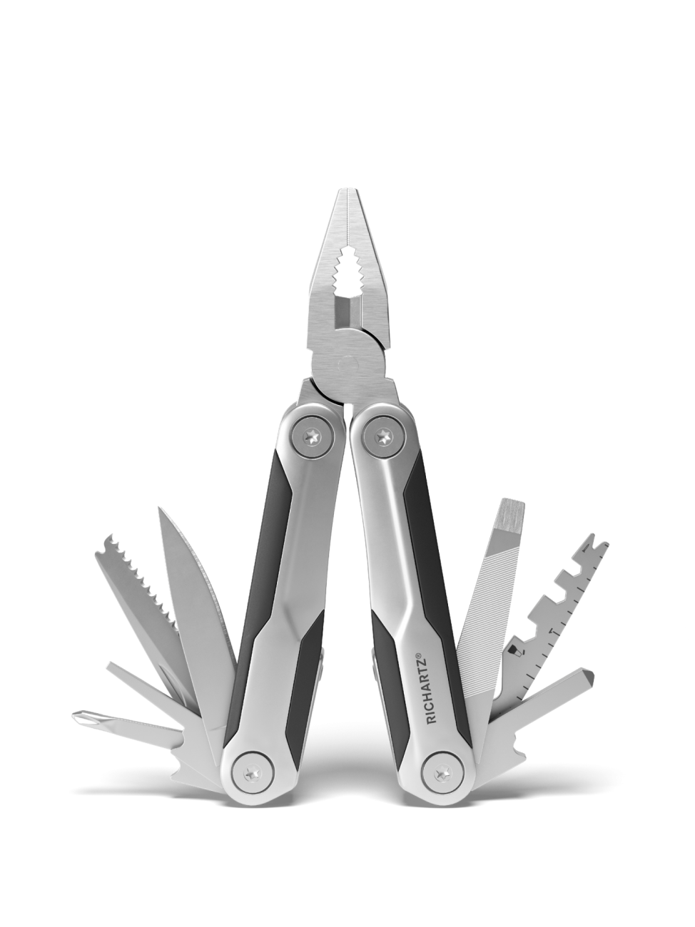 Multitool s kleštěmi a sadou šroubovacích bitů