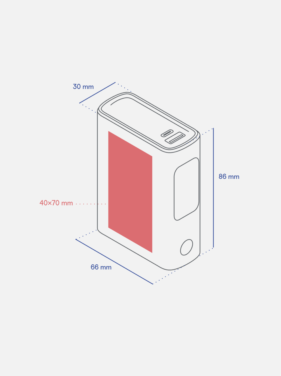 Powerbanka Bolt, 10 000 mAh