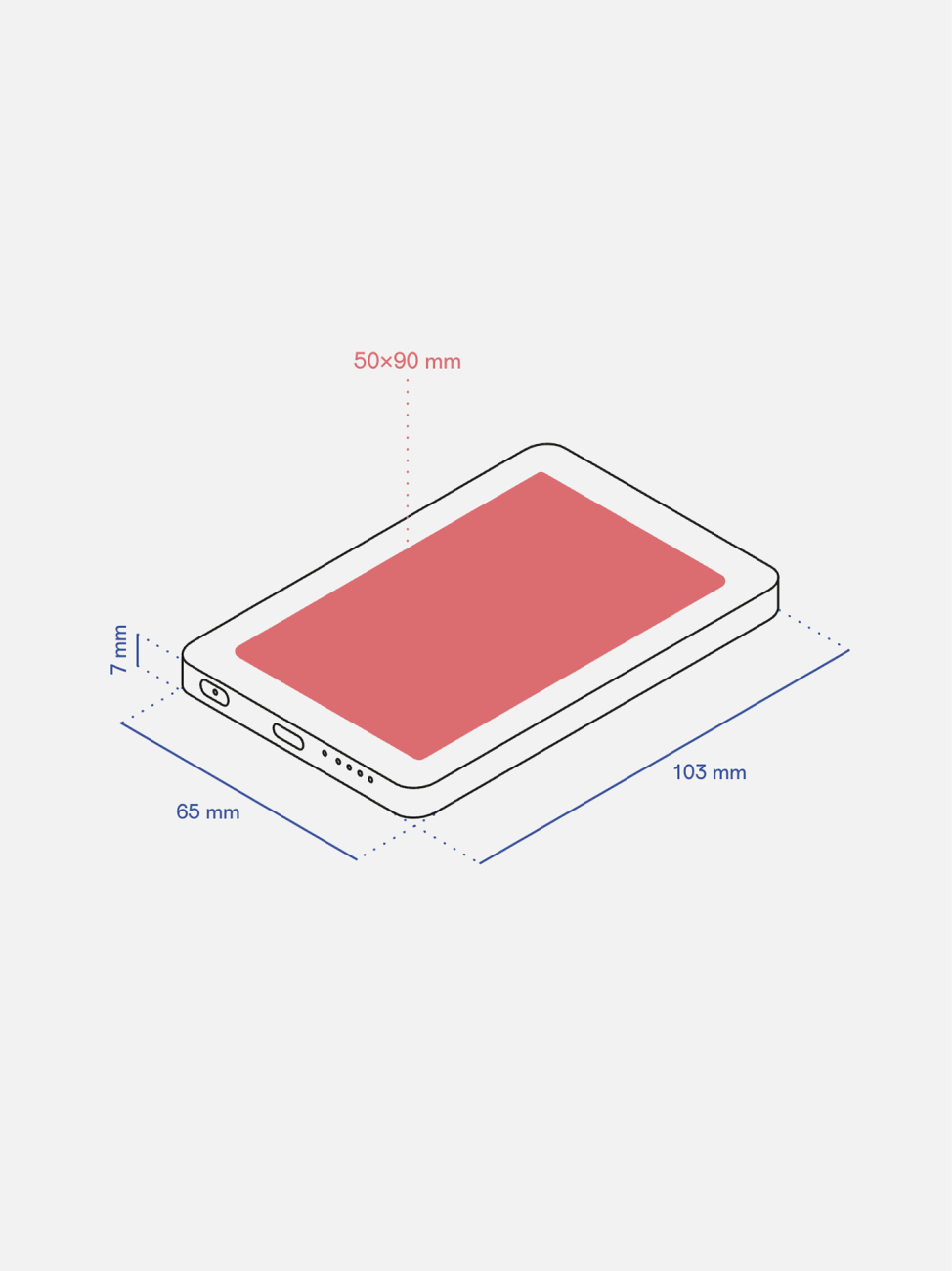 MagSafe Powerbanka Revolt, 5 000 mAh