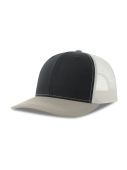 Black/grey melange/white